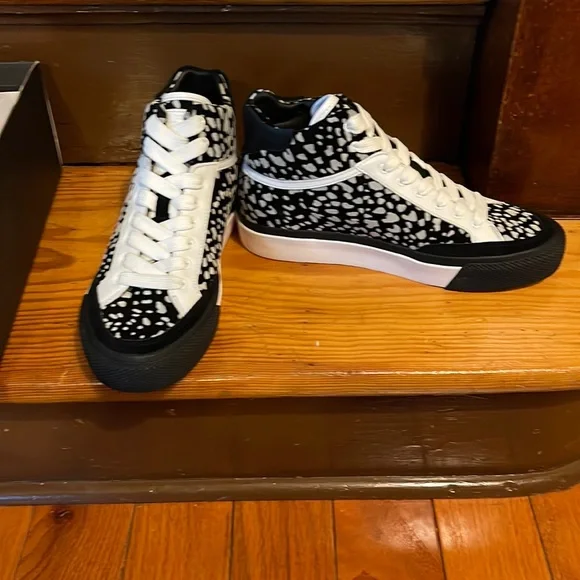 Army High Rag And Bone Cheetah Sneakers Rag Bone RB Army High B/W